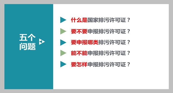 申请国家排污许可证介绍